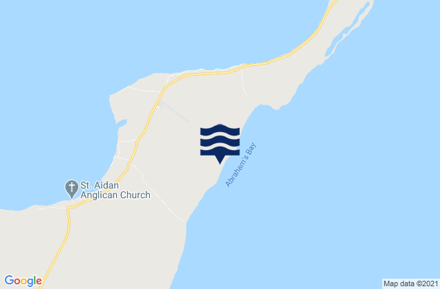 Mappa delle maree di Acklins Island District, Bahamas