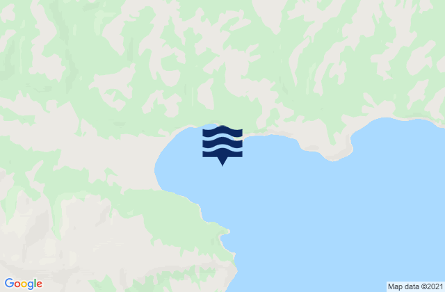 Mappa delle maree di Aguire, Argentina