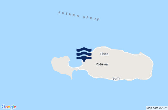 Mappa delle maree di Ahau, Fiji