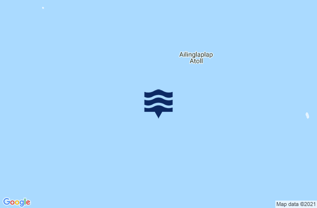 Mappa delle maree di Ailinglaplap Atoll, Marshall Islands
