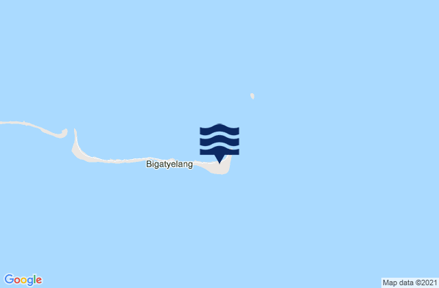 Mappa delle maree di Airuk, Marshall Islands