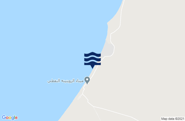 Mappa delle maree di Ajdabiya, Libya