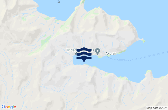 Mappa delle maree di Akutan Harbor (Akutan Island), United States