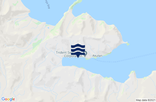 Mappa delle maree di Akutan Harbor, United States