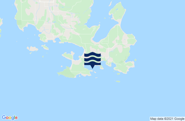 Mappa delle maree di Aleck Bay (Lopez Island), United States
