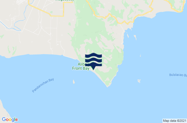 Mappa delle maree di Alibug, Philippines