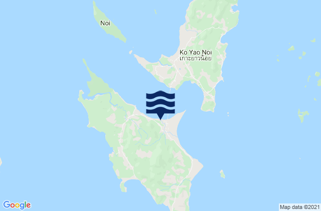 Mappa delle maree di Amphoe Ko Yao, Thailand