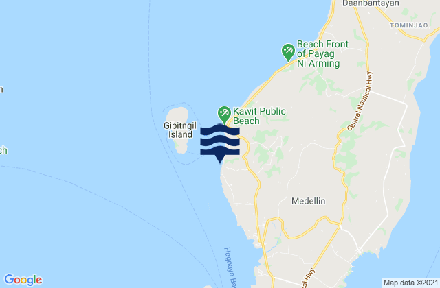 Mappa delle maree di Antipolo, Philippines