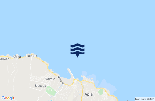 Mappa delle maree di Apia (observatory) Upolu Island, Samoa