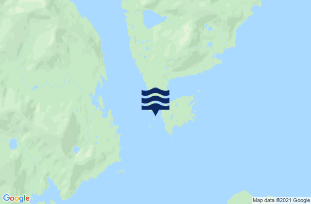 Mappa delle maree di Applegate Island, United States