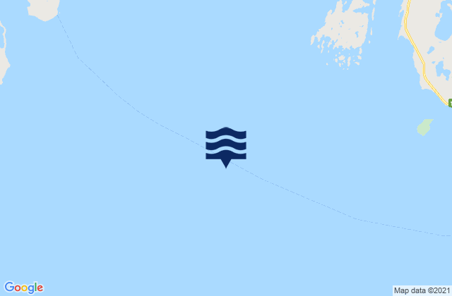 Mappa delle maree di Archipel de Blanc-Sablon, Canada