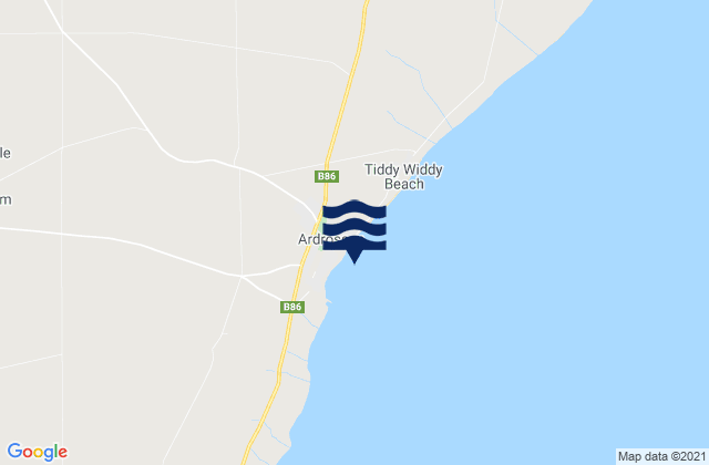 Mappa delle maree di Ardrossan, Australia