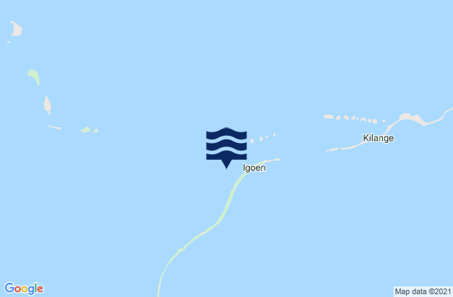 Mappa delle maree di Arno Atoll, Marshall Islands