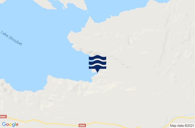 Mappa delle maree di Arta Region, Djibouti