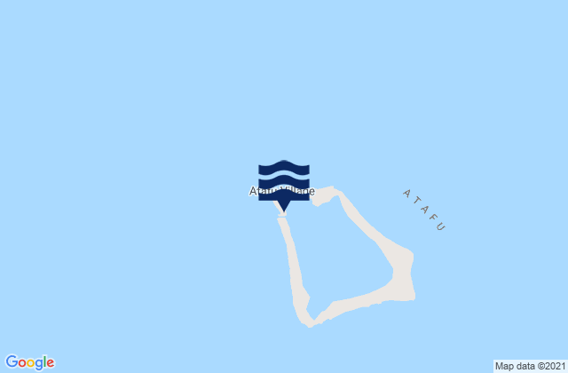Mappa delle maree di Atafu Village, Tokelau