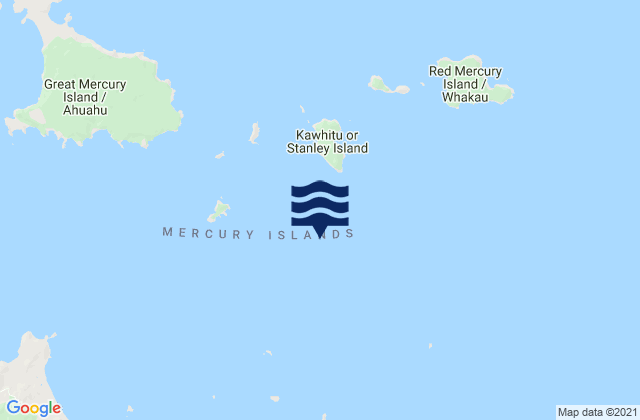 Mappa delle maree di Atiu Island, New Zealand