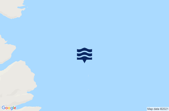 Mappa delle maree di Auckland Islands, New Zealand