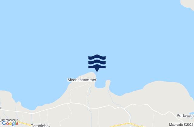 Mappa delle maree di Aughris Head, Ireland