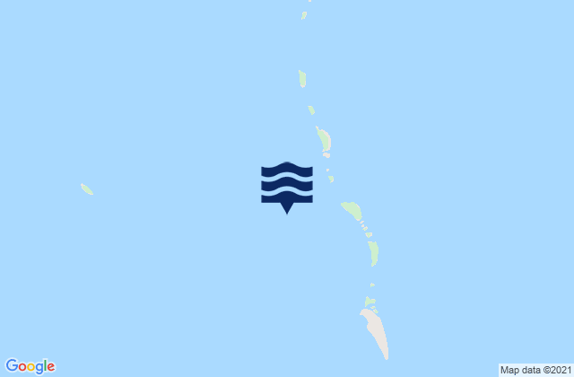 Mappa delle maree di Aur Atoll, Marshall Islands