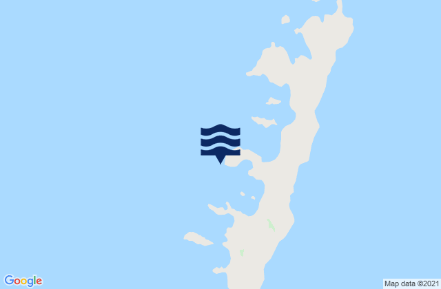 Mappa delle maree di Auster Point, Australia