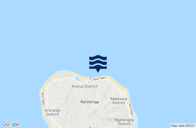 Mappa delle maree di Avarua, French Polynesia