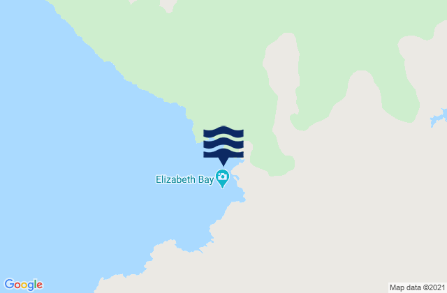 Mappa delle maree di Bahia Isabela Isla Isabela, Ecuador