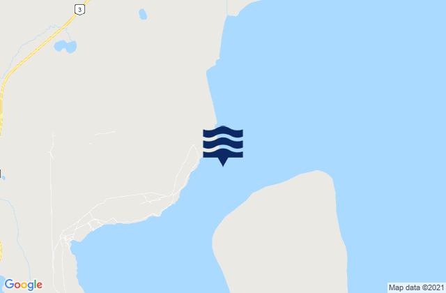 Mappa delle maree di Bahia San Julian (Punta Pena), Argentina