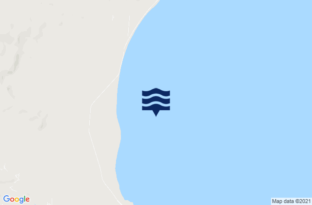 Mappa delle maree di Bahía Solano, Argentina