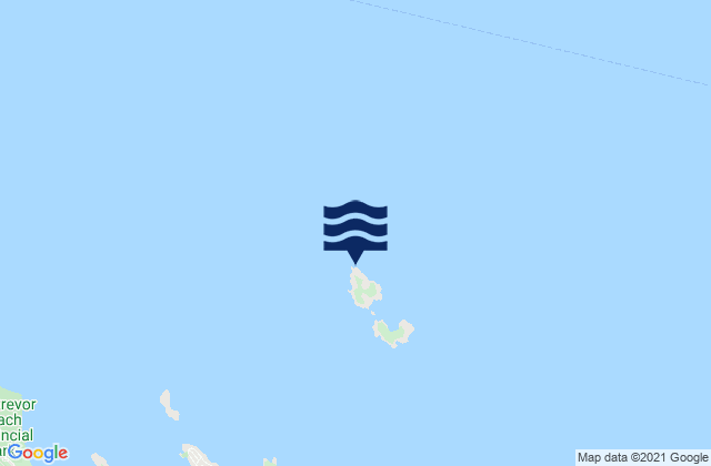 Mappa delle maree di Ballenas Island Lighthouse, Canada