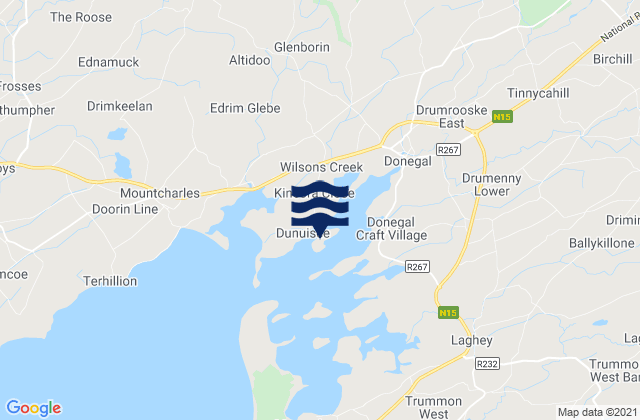 Mappa delle maree di Ballyboyle Island, Ireland