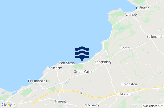 Mappa delle maree di Balnakiel Bay, United Kingdom