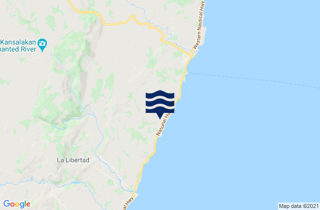 Mappa delle maree di Balogo, Philippines