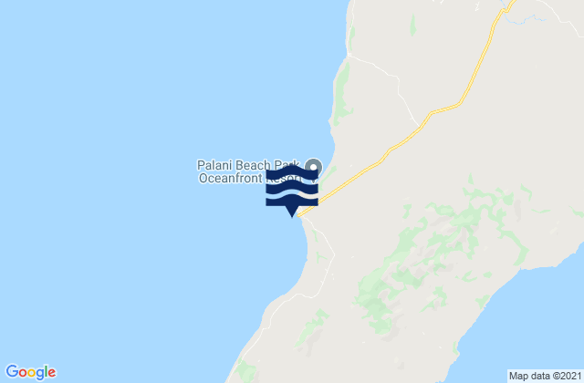 Mappa delle maree di Balud, Philippines
