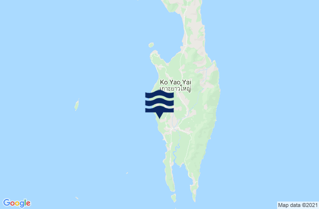 Mappa delle maree di Ban Phru Nai, Thailand