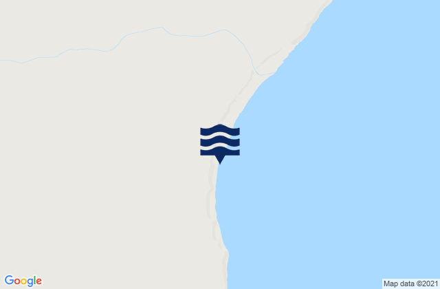 Mappa delle maree di Bandarbeyla, Somalia