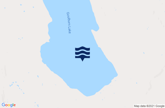 Mappa delle maree di Banks Peninsula, Canada