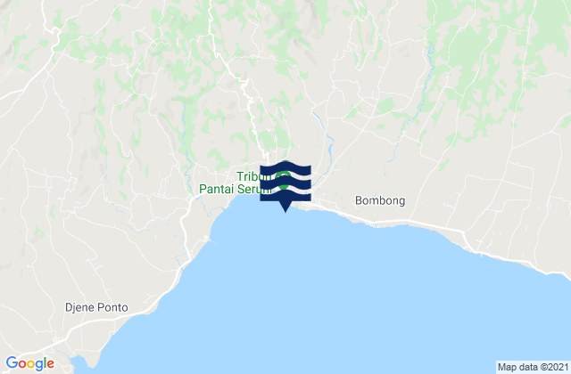 Mappa delle maree di Bantaeng, Indonesia