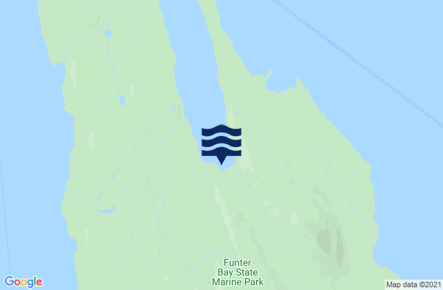 Mappa delle maree di Barlow Cove, United States
