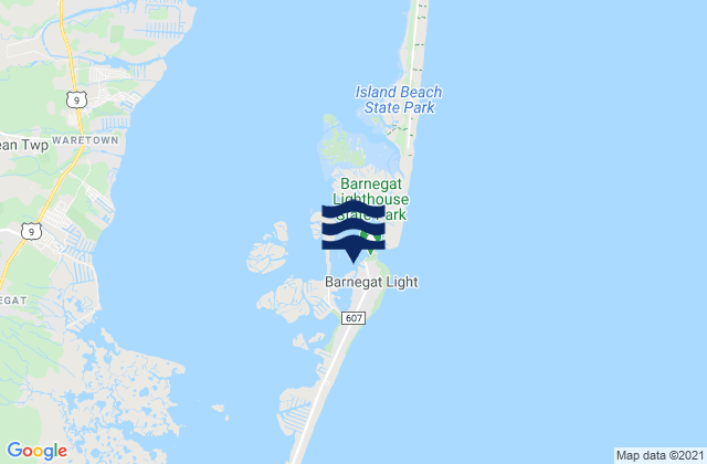 Mappa delle maree di Barnegat Inlet (Uscg Station), United States