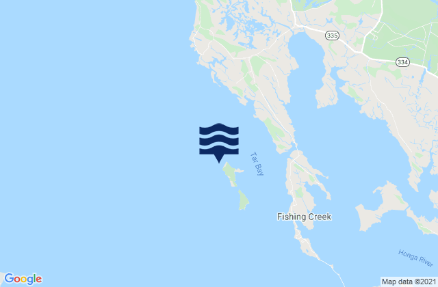 Mappa delle maree di Barren Island, United States