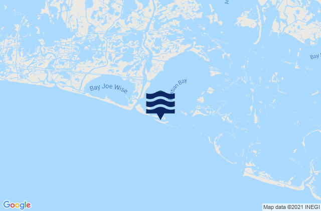 Mappa delle maree di Bastian Island, United States