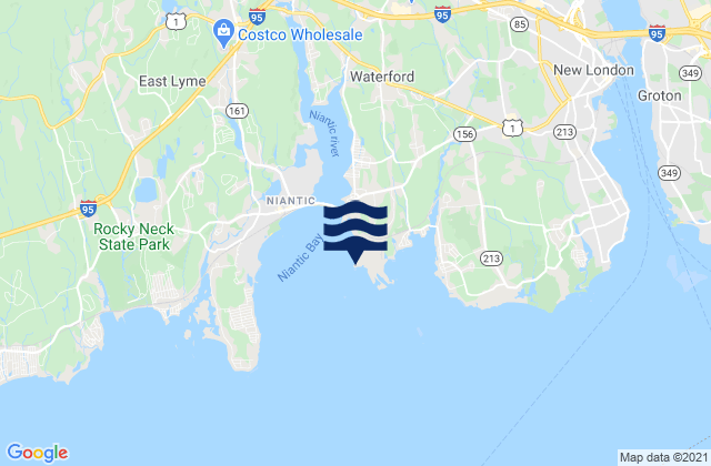 Mappa delle maree di Bay Point, United States