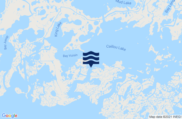 Mappa delle maree di Bayou du Large, United States