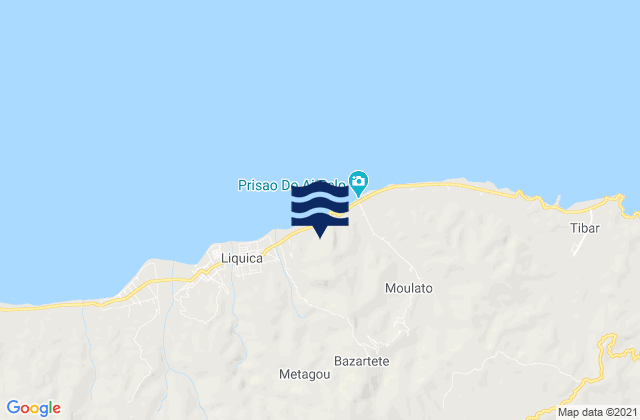 Mappa delle maree di Bazartete, Timor Leste