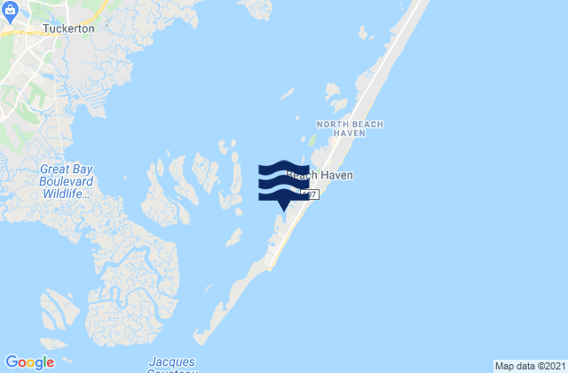 Mappa delle maree di Beach Haven Coast Guard Station, United States