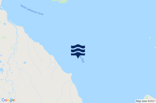 Mappa delle maree di Bechevin Bay, United States