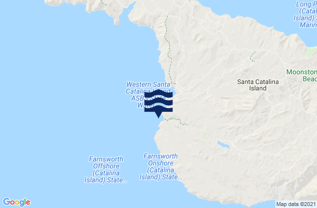 Mappa delle maree di Ben Weston (Catalina Island), United States