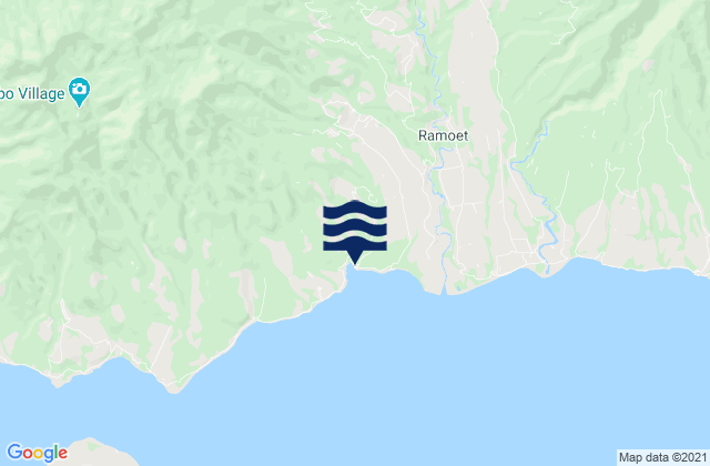 Mappa delle maree di Benteng, Indonesia