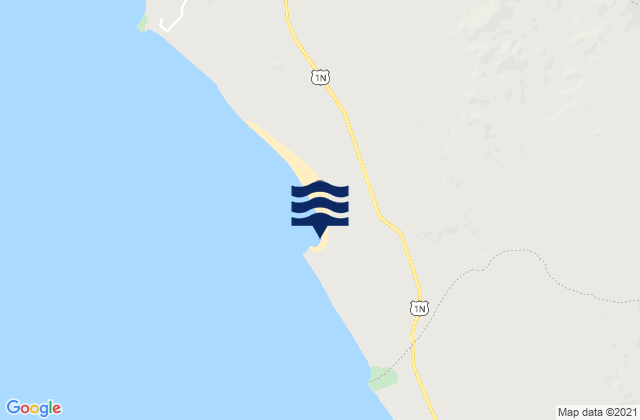 Mappa delle maree di Bermejo, Peru