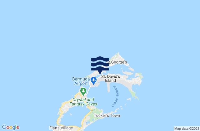 Mappa delle maree di Bermuda Biological Station, United States